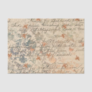 Antike Handschrift und Biene Seidenpapier