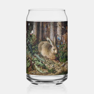 Antike Hasen Wald Natur Dunkle Cottagecore Dosenglas