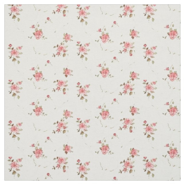 Antike Hellrosa Rose Stoff (Muster)