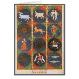 Antike Himmelsdarstellung, astrologische Tierkreis