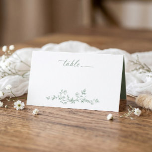 Antike Hochzeit im französischen floralen viktoria Platzkarte