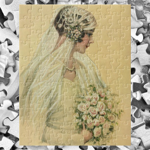 Antike Hochzeit, viktorianische Braut Brautbild