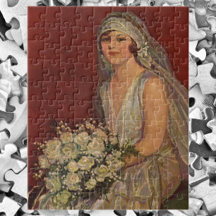 Antike Hochzeit, viktorianische Braut Brautbild
