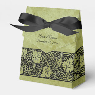 Antike Hochzeit, viktorianische Weinrebenblätter Geschenkschachtel