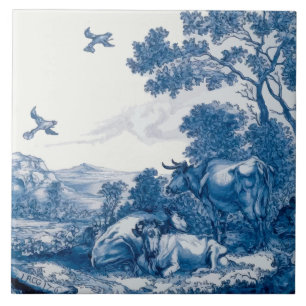 Antike Holländer Delftware Plakette Fliese