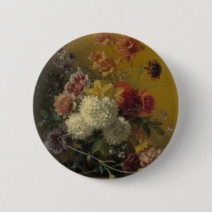 Antike holländische Meister-Blumenmalerei Georgius Button