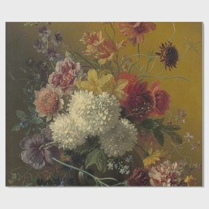Antike holländische Meister-Blumenmalerei Georgius Geschenkpapier