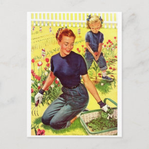 Antike Illustrierte Postkarte