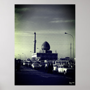 Antike Irak Bagdad Buniya-Moschee Poster