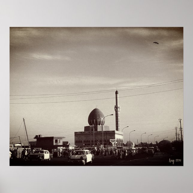 Antike Irak Bagdad Buniya-Moschee Poster (Vorne)