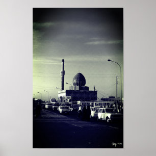 Antike Irak Bagdad Buniya-Moschee Poster
