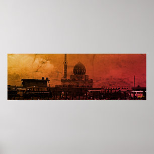 Antike Irak Bagdad Buniya-Moschee Poster