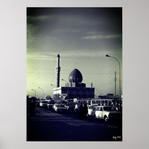 Antike Irak Bagdad Buniya-Moschee Poster