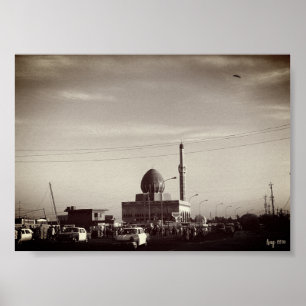 Antike Irak Bagdad Buniya-Moschee Poster