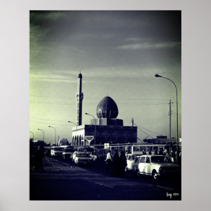 Antike Irak Bagdad Buniya-Moschee Poster
