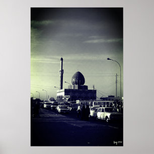 Antike Irak Bagdad Buniya-Moschee Poster