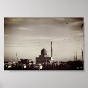 Antike Irak Bagdad Buniya-Moschee Poster