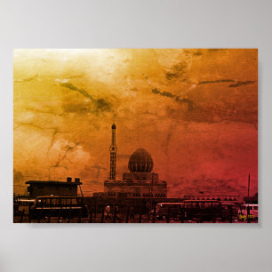 Antike Irak Bagdad Buniya-Moschee Poster