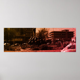 Antike Irak Bagdad-Springbrunnen Poster