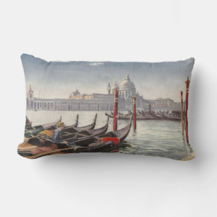 Antike Italien-Postkarte Venedig Grand Canal Lendenkissen