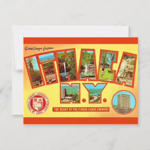 Antike Ithica New York Grußpostkarte Postkarte