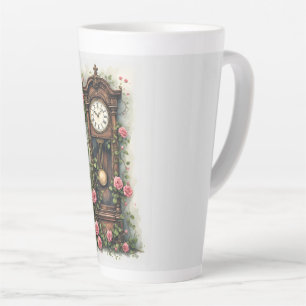 Antike Ivy Rose Standuhr Milchtasse