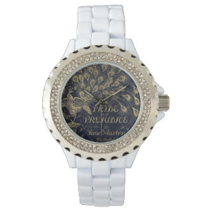 Antike Jane Austen Pride and Prejudice Peacock Armbanduhr