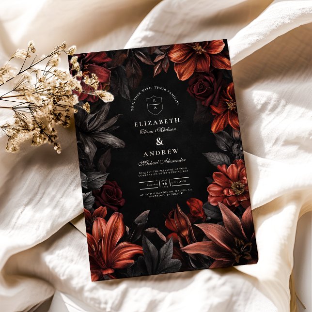 Antike Jugendstil-Hochzeit Einladung (Von Creator hochgeladen)