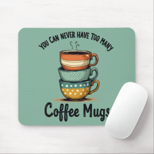 Antike Kaffee-Liebhaber Rustikale Café-Ästhetik-Ku Mousepad
