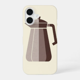 Antike Kaffeekanne iPhone 16 Hülle