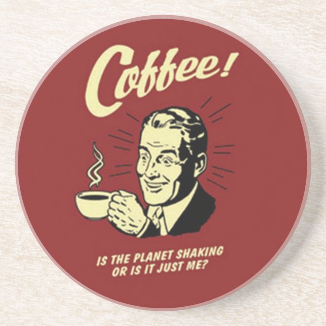 Antike Kaffeewerbeuntersetzer Untersetzer (Vorne)