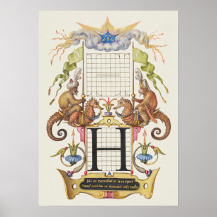 Antike Kalligrafie Poster