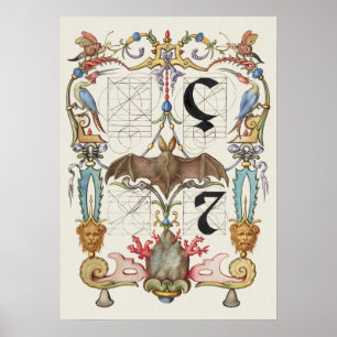 Antike Kalligrafie Poster