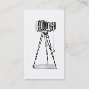 Antike Kamera - Antike Kameras Fotografie Schwarz Visitenkarte
