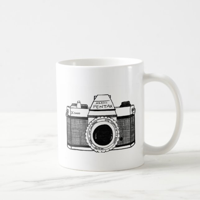 Antike Kamera Kaffeetasse (Rechts)