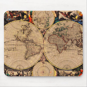 Antike Karte Mousepad