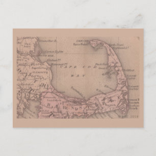 Antike Karte von Cape Cod