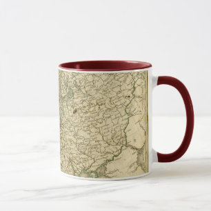 Antike Karte von Europa Tasse