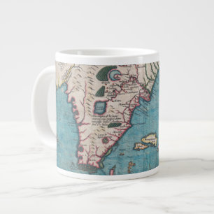Antike Karte von Florida und Kuba Jumbo-Tasse
