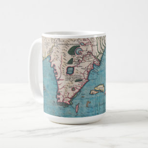 Antike Karte von Florida und von Kuba Kaffeetasse