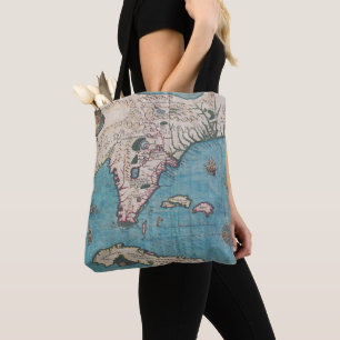 Antike Karte von Florida und von Kuba Tasche