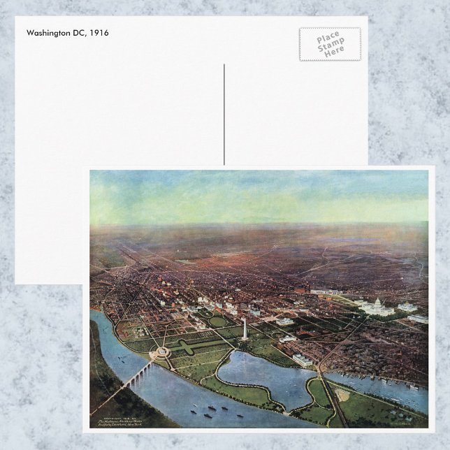 Antike Karte von Washington DC und dem Potomac Riv (Von Creator hochgeladen)