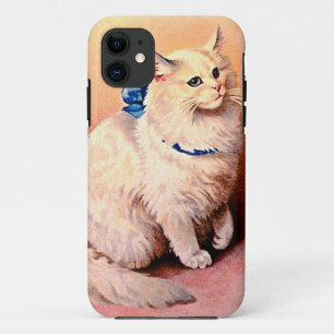 Antike Katze mit blauem Schleif title_seo2