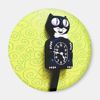 Antike Katze Uhr Magnet