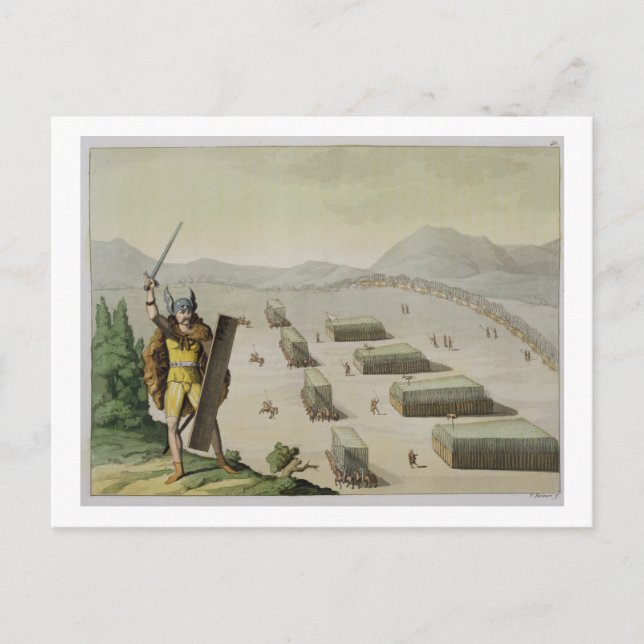Antike Kelten oder Gallis in Schlacht, c.1800-18 ( Postkarte (Vorderseite)