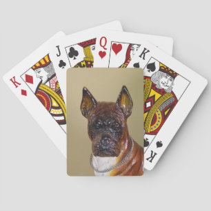 Antike Keramik-Boxer-Spielkarten Spielkarten