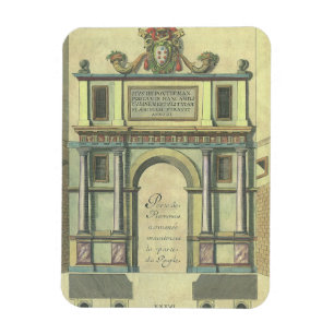 Antike Kirchenportal-Eingang Renaissance-Architekt Magnet