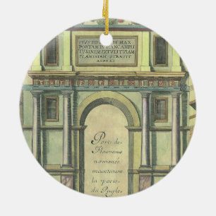 Antike Kirchentür Eingang Renaissance-Architektur Keramik Ornament