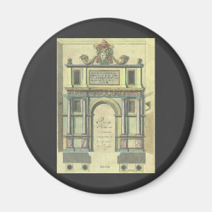 Antike Kirchentür Eingang Renaissance-Architektur Magnet