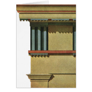 Antike klassische Architektur, Tempel-Gebälk